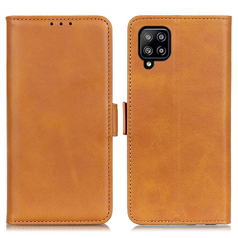 Funda de Cuero Cartera con Soporte Carcasa M15L para Samsung Galaxy A22 4G Marron Claro