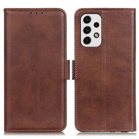 Funda de Cuero Cartera con Soporte Carcasa M15L para Samsung Galaxy A23 4G Marron