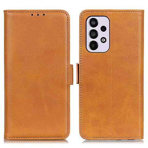 Funda de Cuero Cartera con Soporte Carcasa M15L para Samsung Galaxy A33 5G Marron Claro