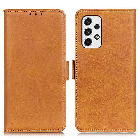 Funda de Cuero Cartera con Soporte Carcasa M15L para Samsung Galaxy A53 5G Marron Claro