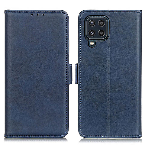 Funda de Cuero Cartera con Soporte Carcasa M15L para Samsung Galaxy M32 4G Azul