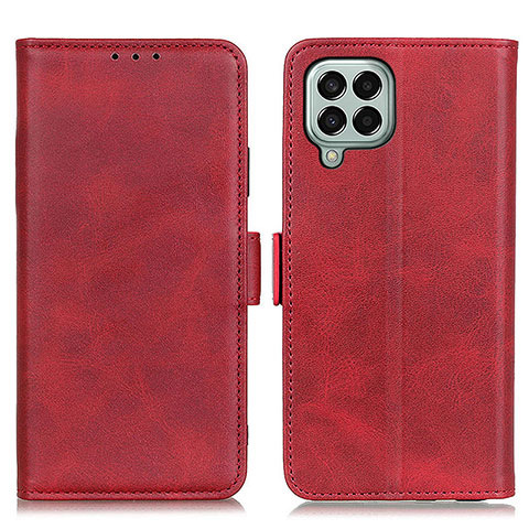 Funda de Cuero Cartera con Soporte Carcasa M15L para Samsung Galaxy M33 5G Rojo