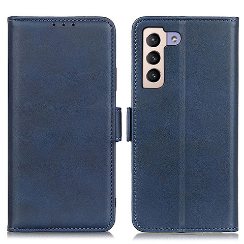 Funda de Cuero Cartera con Soporte Carcasa M15L para Samsung Galaxy S21 FE 5G Azul