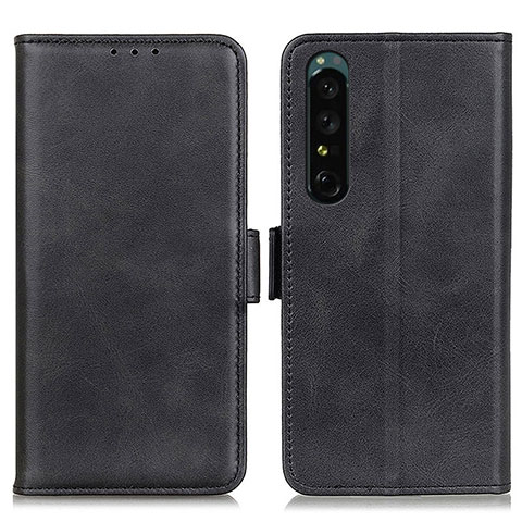 Funda de Cuero Cartera con Soporte Carcasa M15L para Sony Xperia 1 IV SO-51C Negro