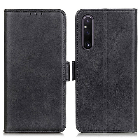 Funda de Cuero Cartera con Soporte Carcasa M15L para Sony Xperia 1 V Negro