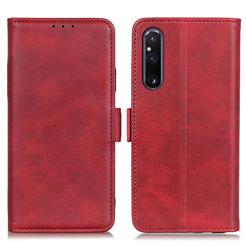 Funda de Cuero Cartera con Soporte Carcasa M15L para Sony Xperia 1 V Rojo