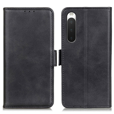 Funda de Cuero Cartera con Soporte Carcasa M15L para Sony Xperia 10 IV SO-52C Negro