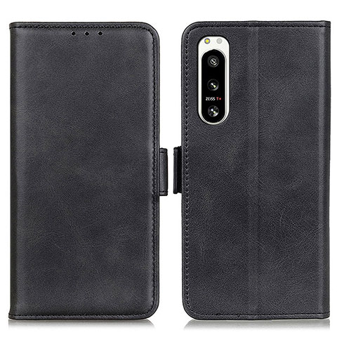 Funda de Cuero Cartera con Soporte Carcasa M15L para Sony Xperia 5 IV Negro