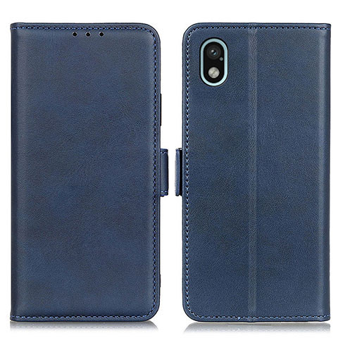 Funda de Cuero Cartera con Soporte Carcasa M15L para Sony Xperia Ace III Azul