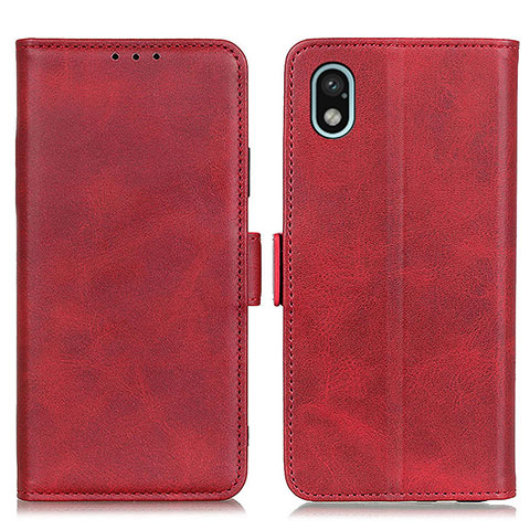 Funda de Cuero Cartera con Soporte Carcasa M15L para Sony Xperia Ace III Rojo