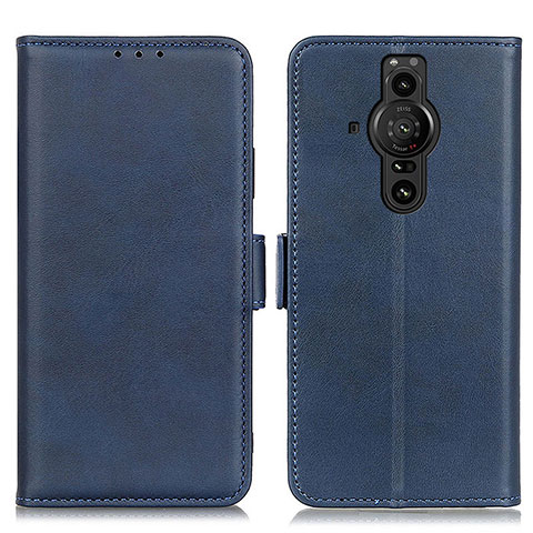 Funda de Cuero Cartera con Soporte Carcasa M15L para Sony Xperia PRO-I Azul