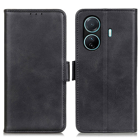 Funda de Cuero Cartera con Soporte Carcasa M15L para Vivo T1 Pro 5G Negro