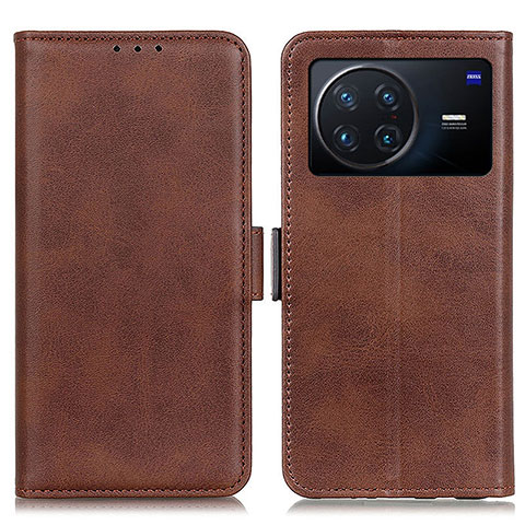 Funda de Cuero Cartera con Soporte Carcasa M15L para Vivo X Note Marron