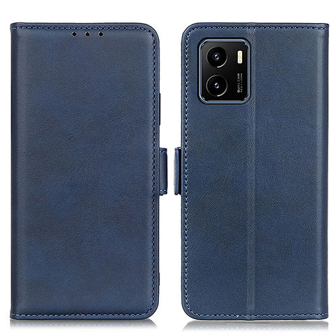 Funda de Cuero Cartera con Soporte Carcasa M15L para Vivo Y01 Azul