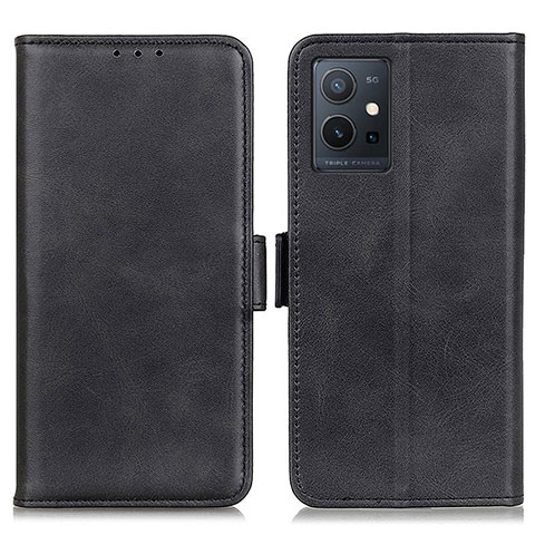 Funda de Cuero Cartera con Soporte Carcasa M15L para Vivo Y55s 5G Negro