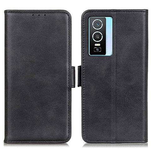 Funda de Cuero Cartera con Soporte Carcasa M15L para Vivo Y74s 5G Negro