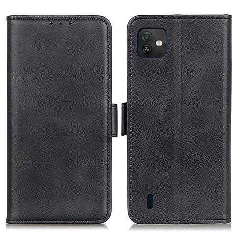 Funda de Cuero Cartera con Soporte Carcasa M15L para Wiko Y82 Negro