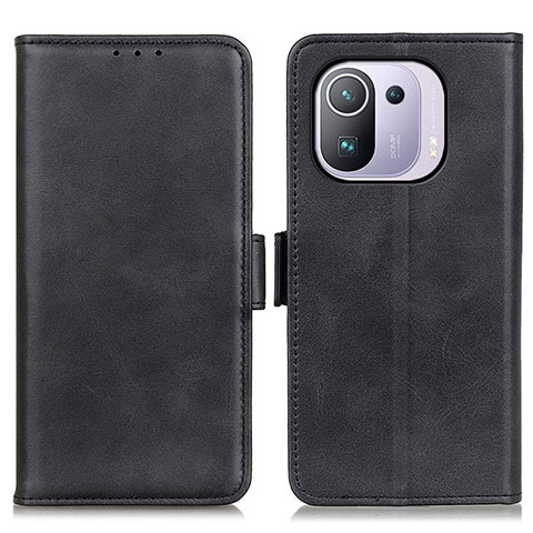 Funda de Cuero Cartera con Soporte Carcasa M15L para Xiaomi Mi 11 Pro 5G Negro