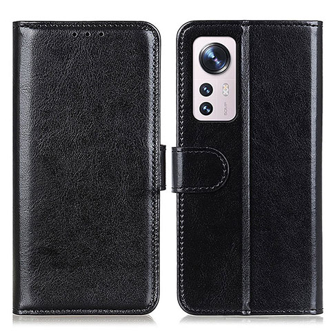 Funda de Cuero Cartera con Soporte Carcasa M15L para Xiaomi Mi 12 5G Negro