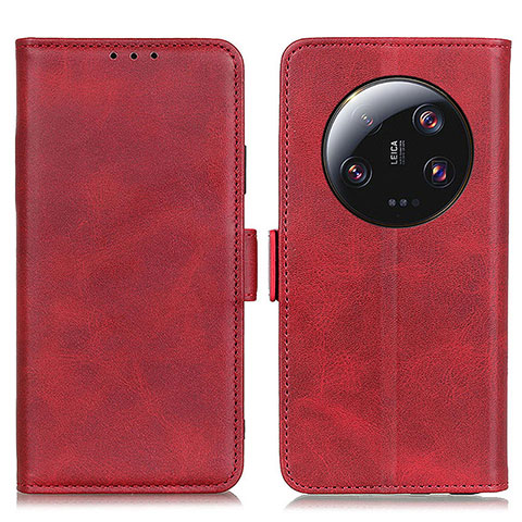 Funda de Cuero Cartera con Soporte Carcasa M15L para Xiaomi Mi 13 Ultra 5G Rojo