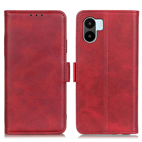 Funda de Cuero Cartera con Soporte Carcasa M15L para Xiaomi Poco C51 Rojo