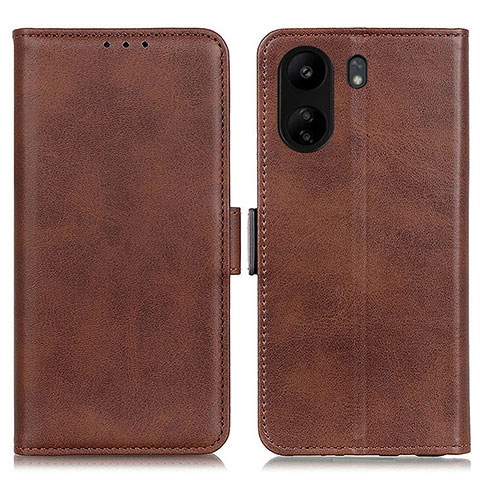 Funda de Cuero Cartera con Soporte Carcasa M15L para Xiaomi Poco C65 Marron