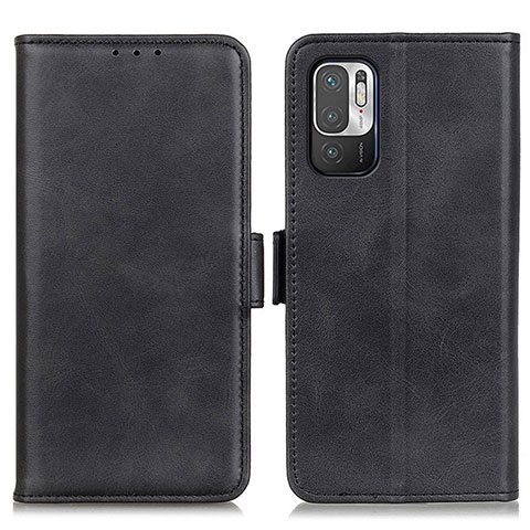 Funda de Cuero Cartera con Soporte Carcasa M15L para Xiaomi POCO M3 Pro 5G Negro