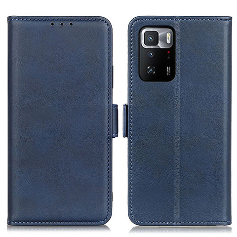 Funda de Cuero Cartera con Soporte Carcasa M15L para Xiaomi Poco X3 GT 5G Azul