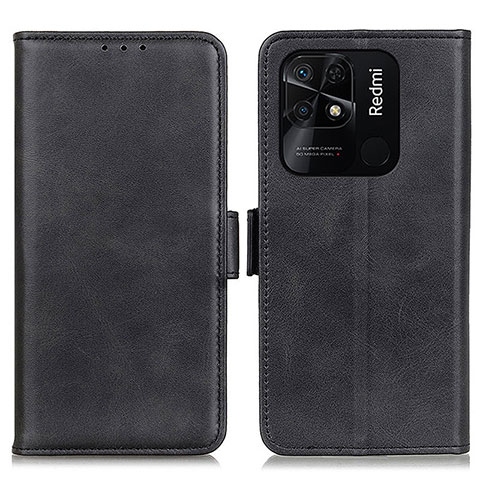 Funda de Cuero Cartera con Soporte Carcasa M15L para Xiaomi Redmi 10 Power Negro