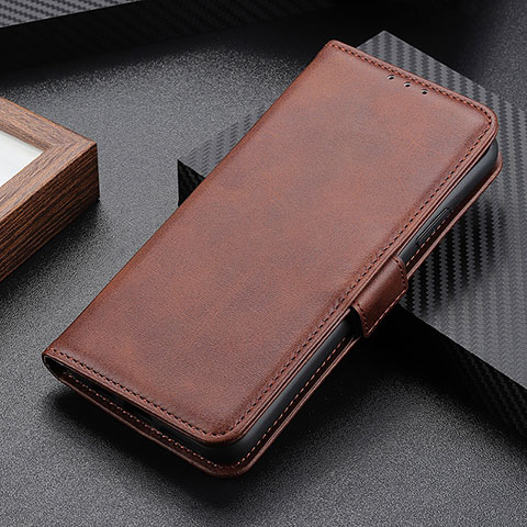 Funda de Cuero Cartera con Soporte Carcasa M15L para Xiaomi Redmi Note 10S 4G Marron