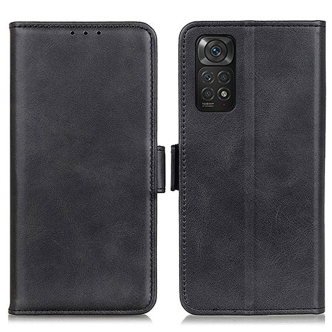 Funda de Cuero Cartera con Soporte Carcasa M15L para Xiaomi Redmi Note 11 4G (2022) Negro