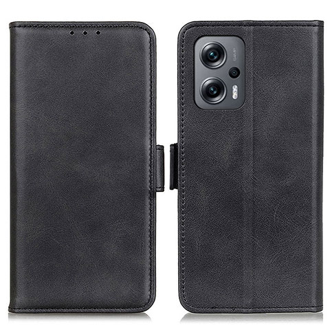 Funda de Cuero Cartera con Soporte Carcasa M15L para Xiaomi Redmi Note 11T Pro 5G Negro