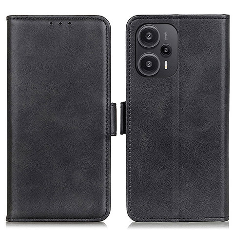 Funda de Cuero Cartera con Soporte Carcasa M15L para Xiaomi Redmi Note 12 Turbo 5G Negro