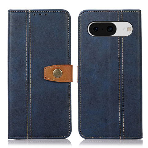 Funda de Cuero Cartera con Soporte Carcasa M16L para Google Pixel 8 5G Azul