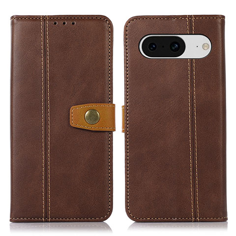 Funda de Cuero Cartera con Soporte Carcasa M16L para Google Pixel 8 5G Marron