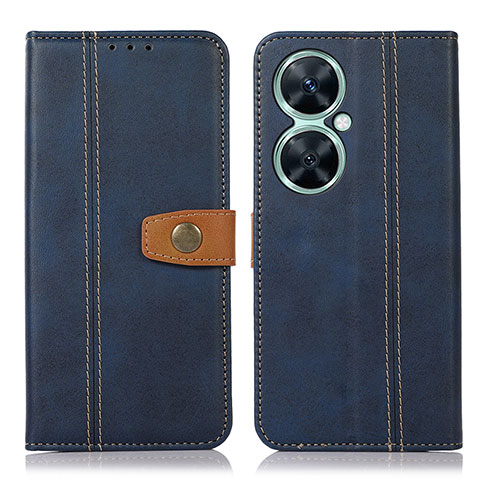 Funda de Cuero Cartera con Soporte Carcasa M16L para Huawei Nova 11i Azul