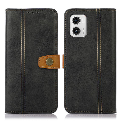 Funda de Cuero Cartera con Soporte Carcasa M16L para Motorola Moto G73 5G Negro