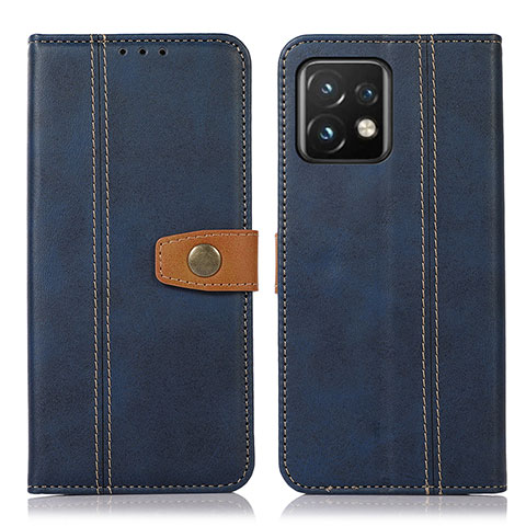 Funda de Cuero Cartera con Soporte Carcasa M16L para Motorola Moto X40 5G Azul