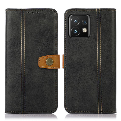 Funda de Cuero Cartera con Soporte Carcasa M16L para Motorola Moto X40 5G Negro