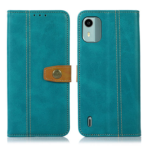 Funda de Cuero Cartera con Soporte Carcasa M16L para Nokia C12 Plus Verde