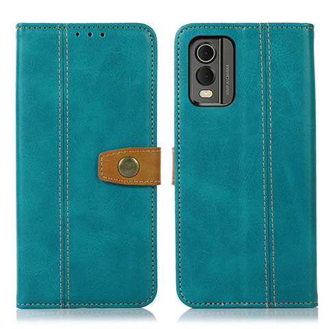 Funda de Cuero Cartera con Soporte Carcasa M16L para Nokia C32 Verde