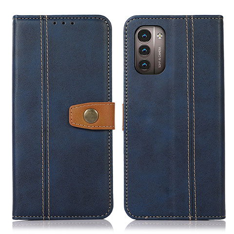 Funda de Cuero Cartera con Soporte Carcasa M16L para Nokia G11 Azul