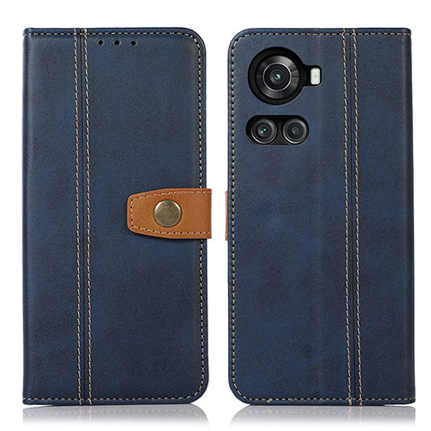 Funda de Cuero Cartera con Soporte Carcasa M16L para OnePlus 10R 5G Azul