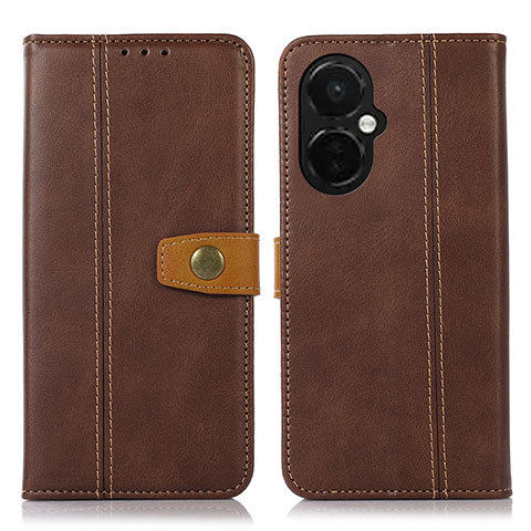 Funda de Cuero Cartera con Soporte Carcasa M16L para OnePlus Nord CE 3 5G Marron