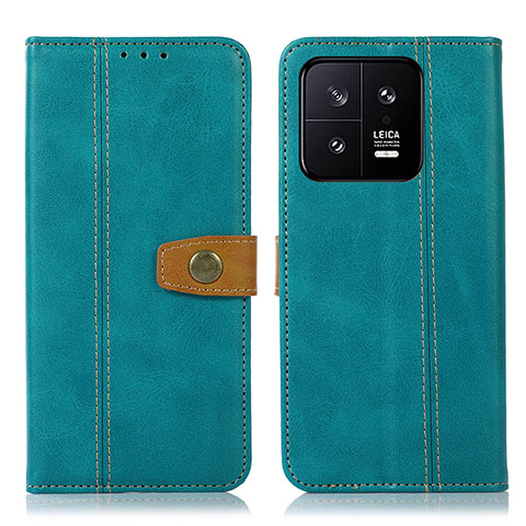 Funda de Cuero Cartera con Soporte Carcasa M16L para Xiaomi Mi 13 5G Verde