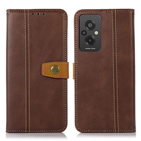 Funda de Cuero Cartera con Soporte Carcasa M16L para Xiaomi Redmi 11 Prime 4G Marron