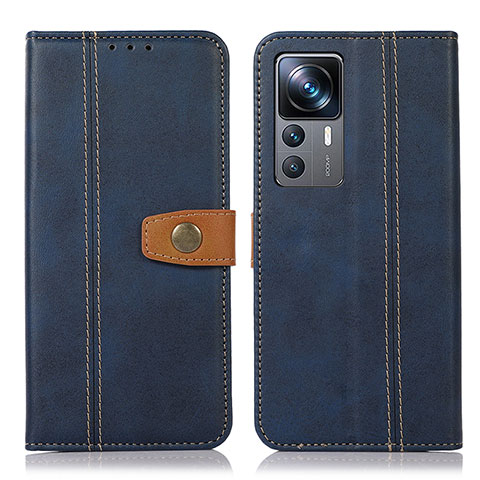 Funda de Cuero Cartera con Soporte Carcasa M16L para Xiaomi Redmi K50 Ultra 5G Azul