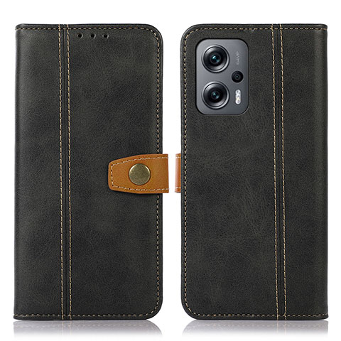 Funda de Cuero Cartera con Soporte Carcasa M16L para Xiaomi Redmi Note 11T Pro+ Plus 5G Negro