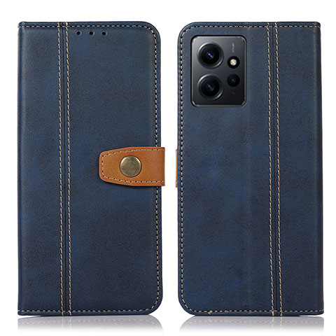 Funda de Cuero Cartera con Soporte Carcasa M16L para Xiaomi Redmi Note 12 4G Azul