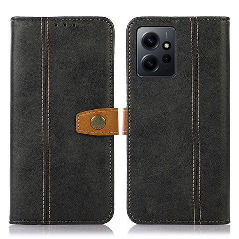 Funda de Cuero Cartera con Soporte Carcasa M16L para Xiaomi Redmi Note 12 4G Negro